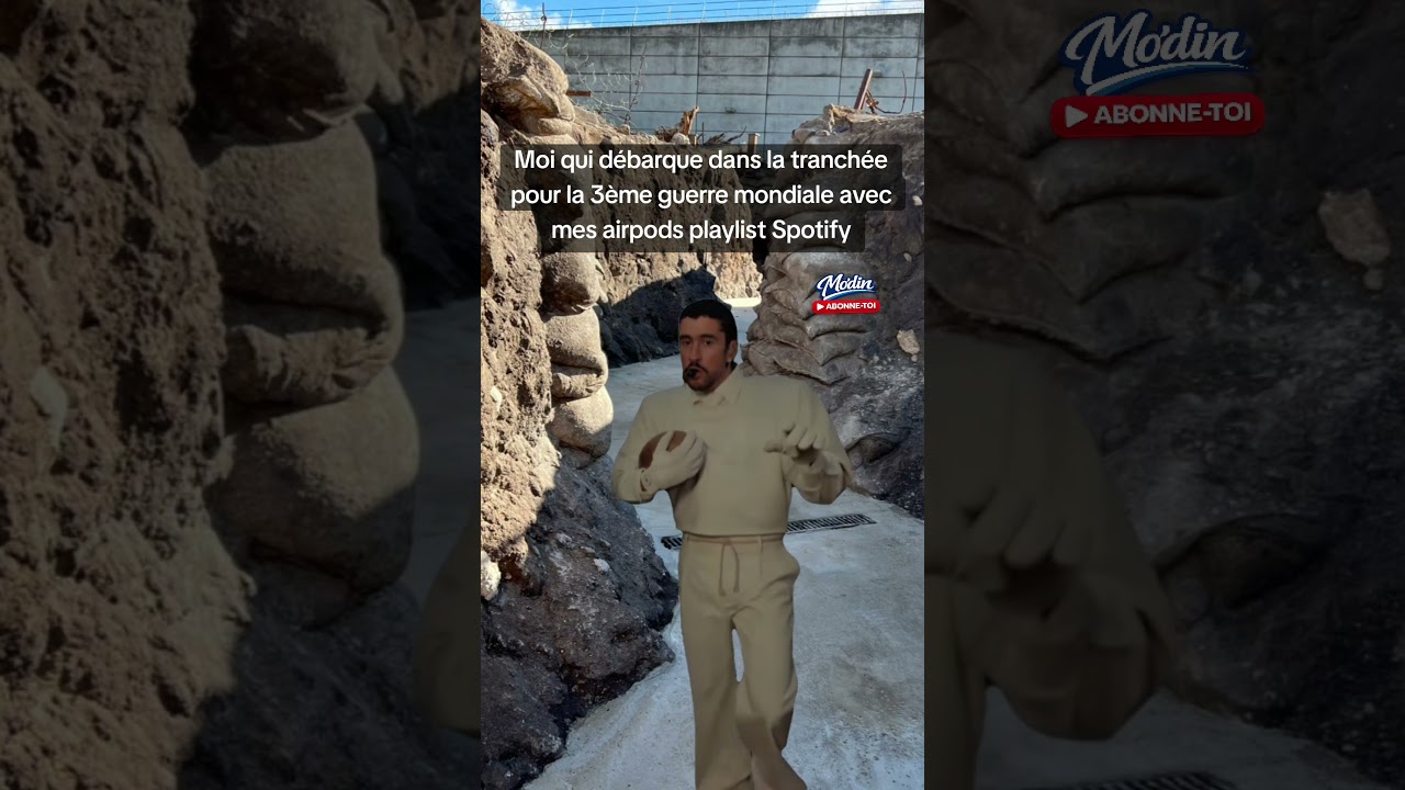 😂 Moi qui d&eacute;barque dans la tranch&eacute;e avec les airpods #actu #info