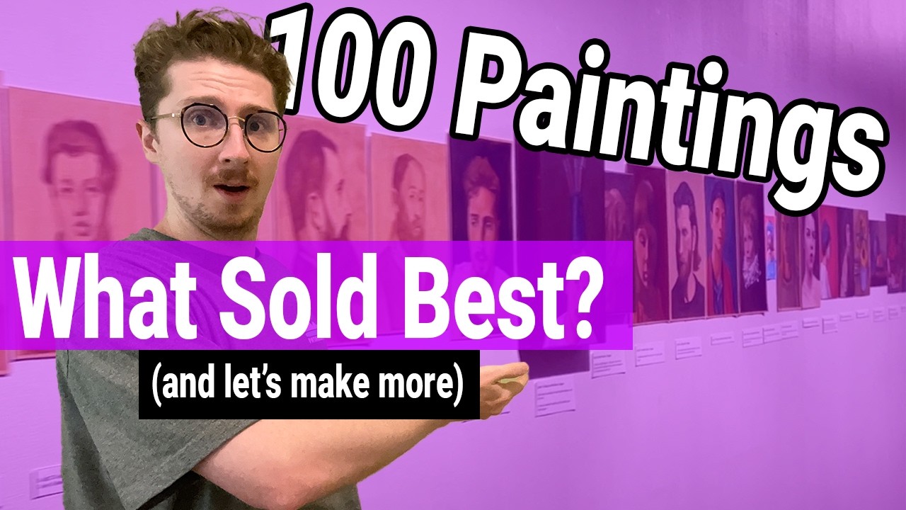 I Made 100 PAINTINGS to See What's Popular... Then Recreated Them.