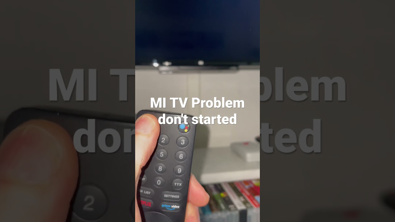 Xiaomi Mi TV P1 start problem after switch off