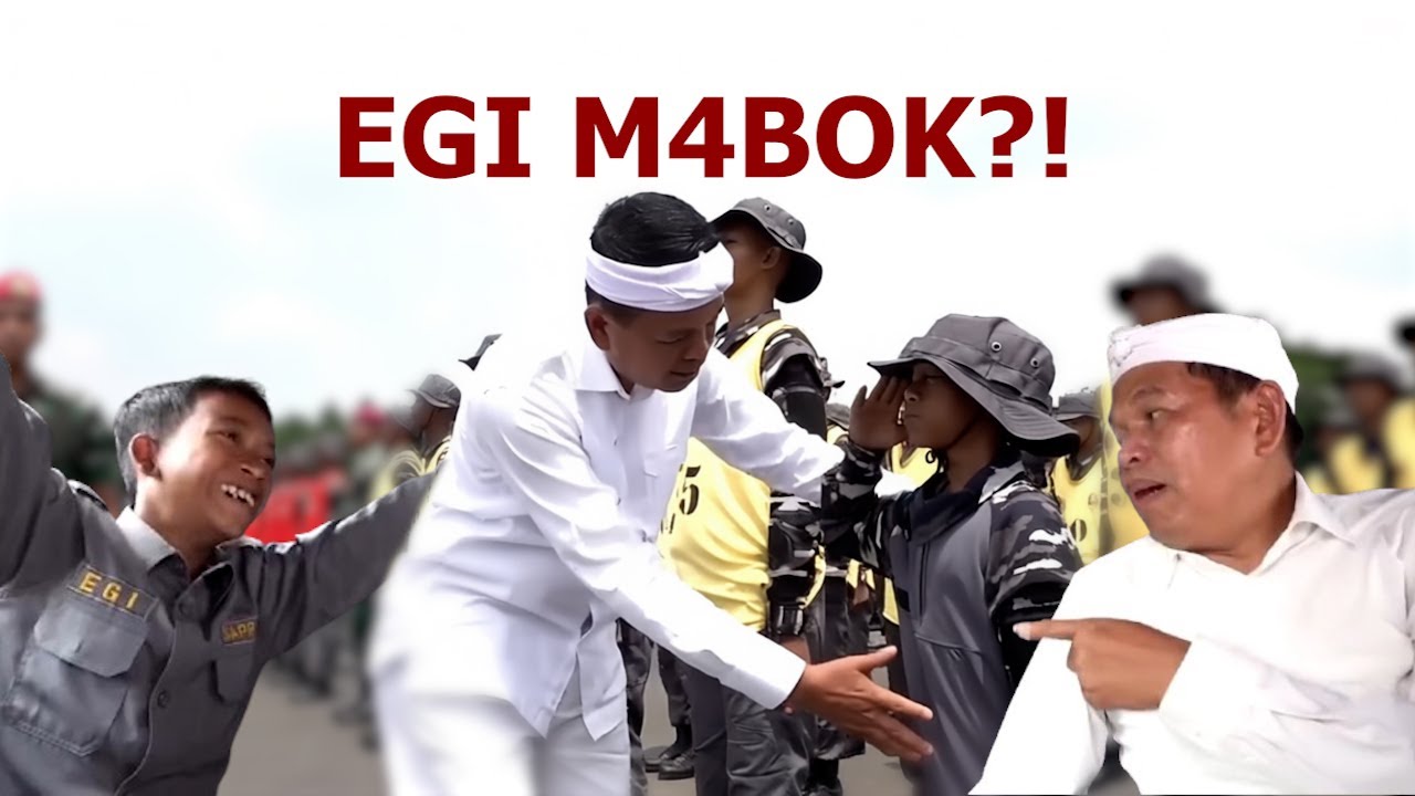 PERJALANAN EGI SAPROL MENUJU BARAK MILITER! Kang Dedi Kaget Egi Melakukan Hali Ini!