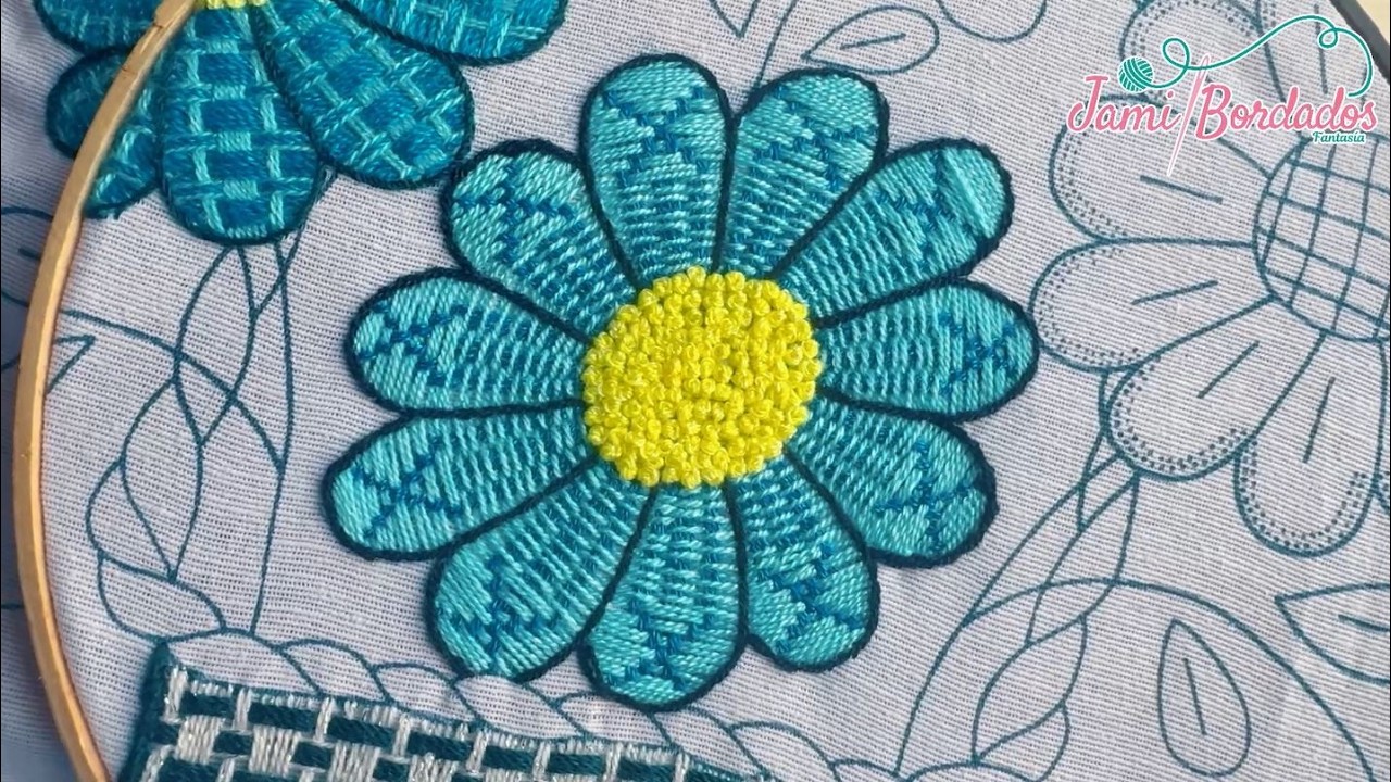 Bordado Flor 33 #embroidery #arte #hechoamano