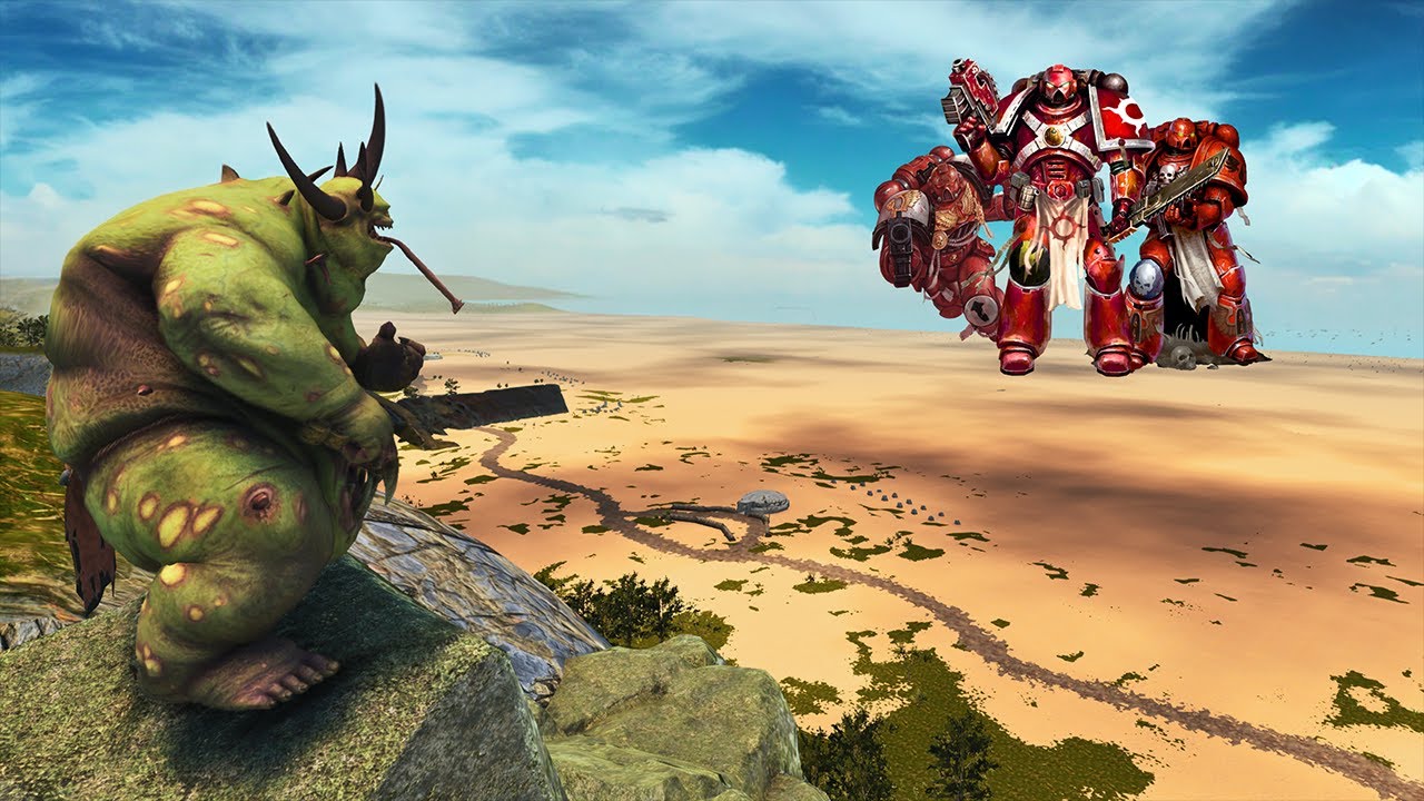 4,000,000 NURGLE vs BLOOD ANGELS - WARHAMMER 40K - Ultimate Epic Battle Simulator 2