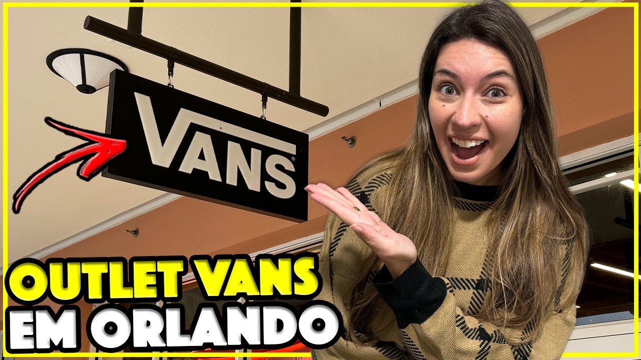 TOUR COMPLETO NA VANS DO OUTLET PREMIUM DE ORLANDO - ATUALIZADO