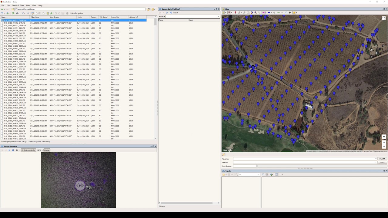 MAPIR Survey3 Preparing Images for Processing Using GeoSetter