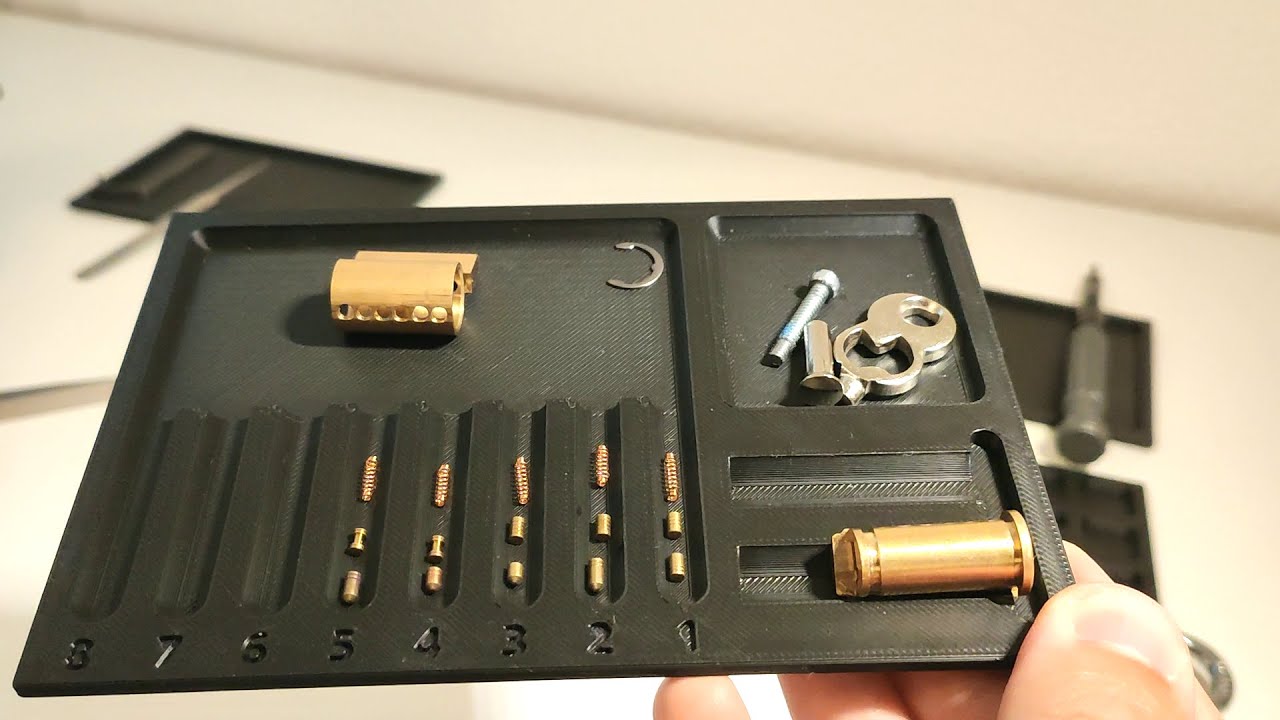 American Lock 1100 - picked & gutted & reassembled