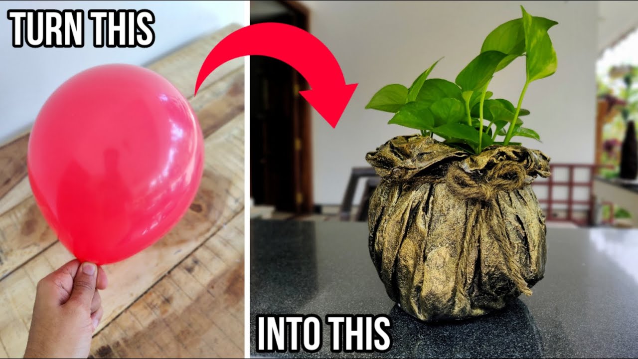 How to make beautiful indoor plant pot at home | DIY indoor planters | Indoor gardening ideas