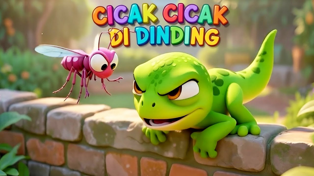 CICAK CICAK DI DINDING 🦎🎵 | Lagu Anak  Populer | De Ahlan Chanel