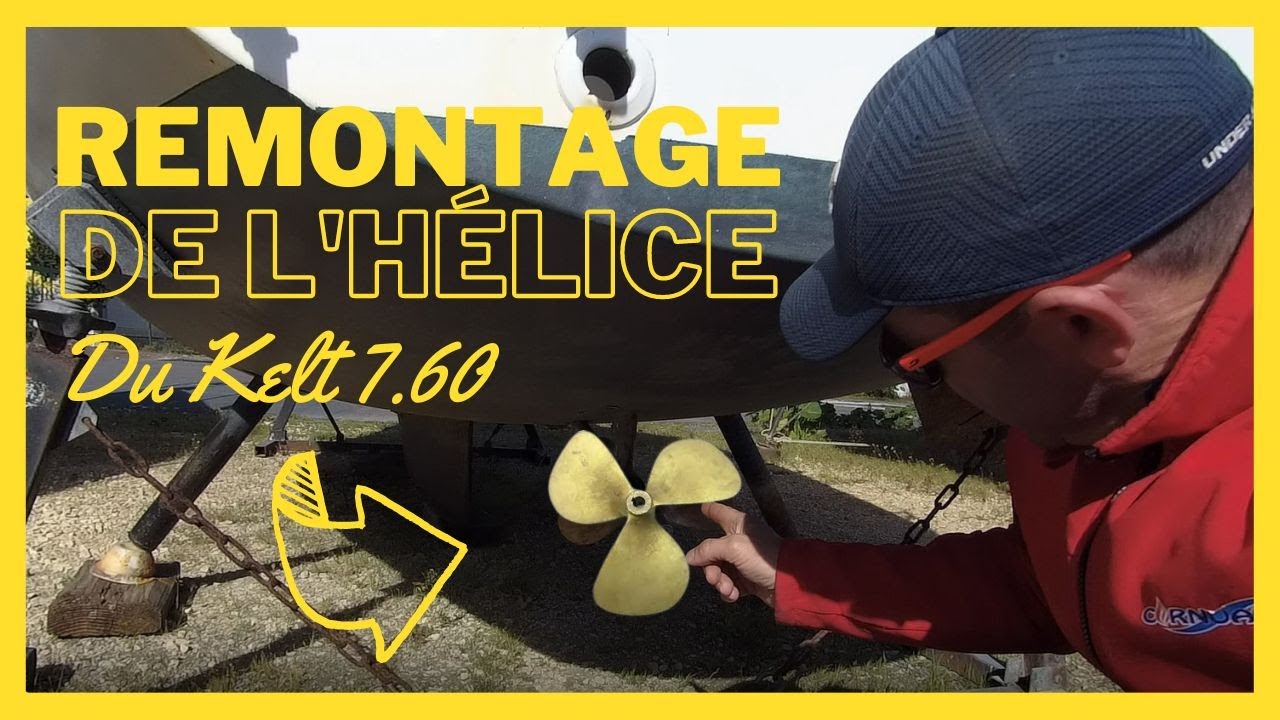 Changement de la bague Hydro et remontage de l'hélice du Kelt 7.60