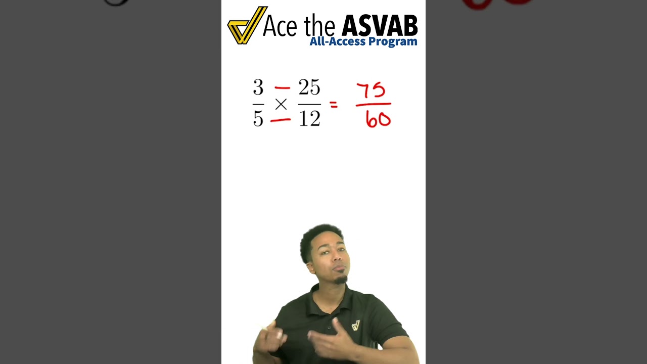 ASVAB: Устный счёт за секунду! (Умножение дробей &mdash; без калькулятора)