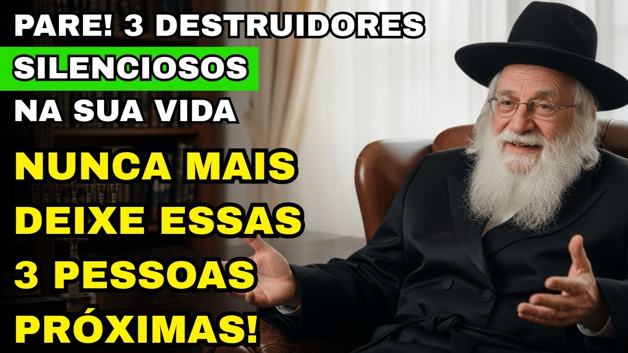 3 Pessoas Que Silenciosamente Destroem  Sua Prosperidade — Sabedoria Judaica!