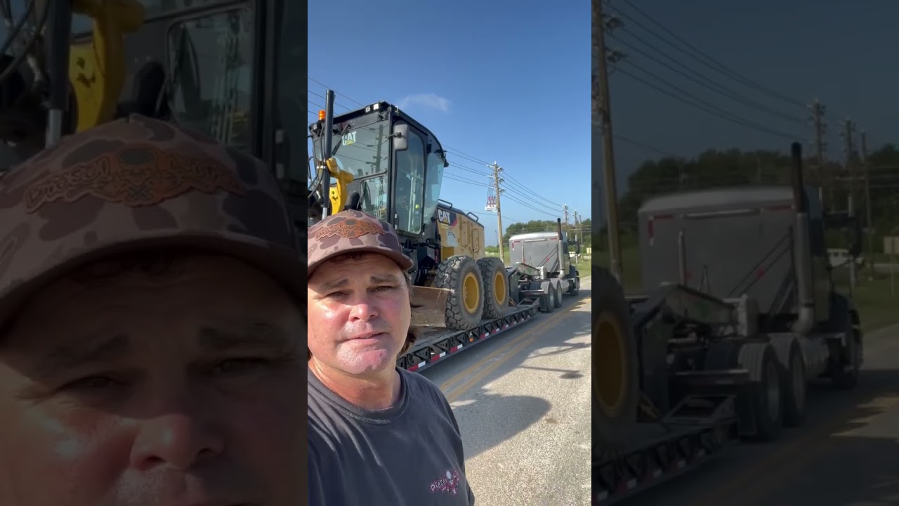 CAT 120 Grader Loaded Up! 