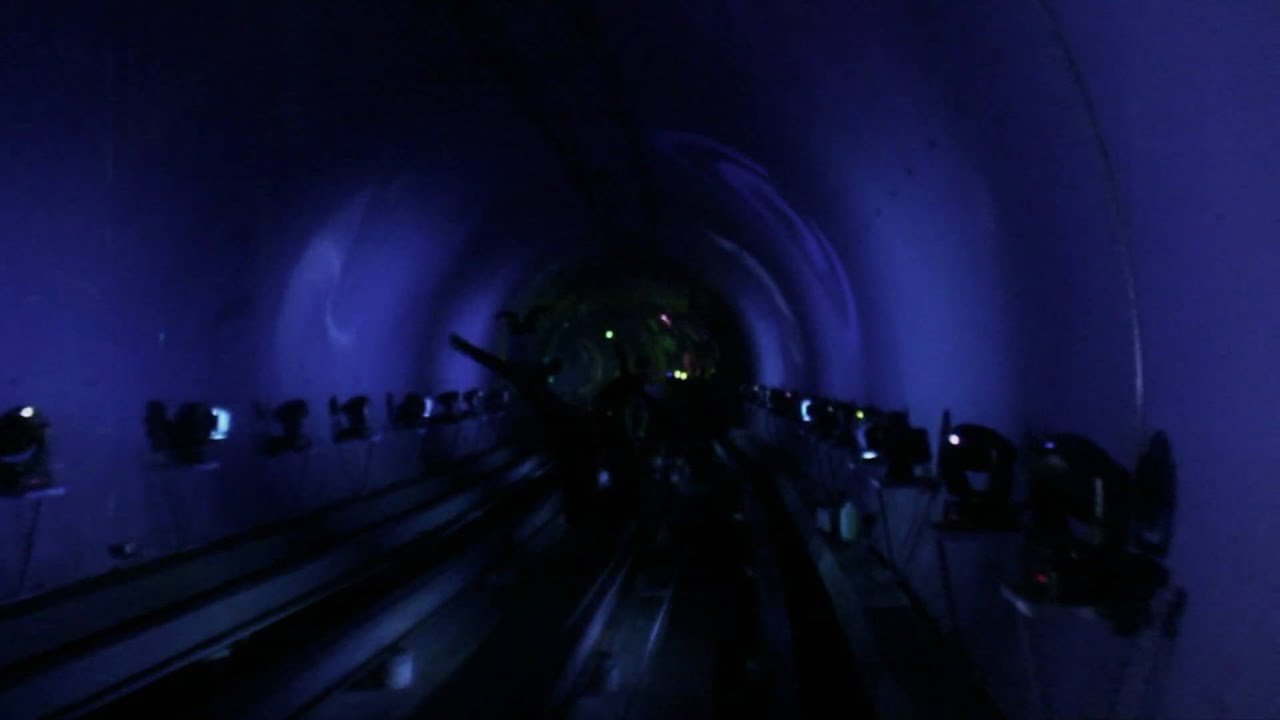 Bund Sightseeing Tunnel in Shanghai, China