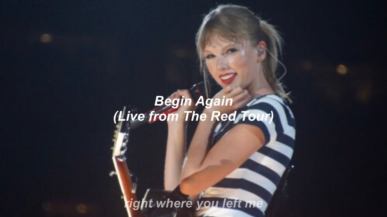 Taylor Swift - Begin Again (Live from The Red Tour) // Türkçe Çeviri