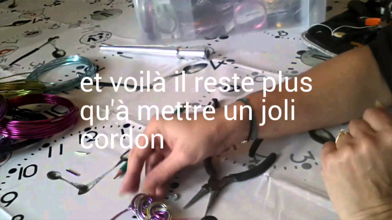 Tutoriel pour réaliser des bijoux en fil d'aluminium partie 1