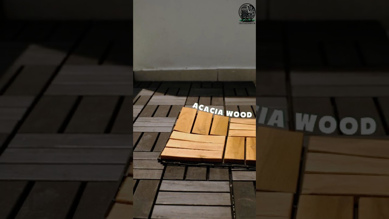 Acacia Wood #deck amazonfinds #diyprojects #homedecor #interiordesign #patio #balcony #makeover #diy