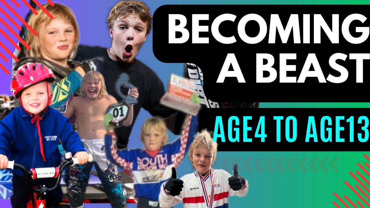 Glow up age 4 to 13 years old 📈🚴🤓