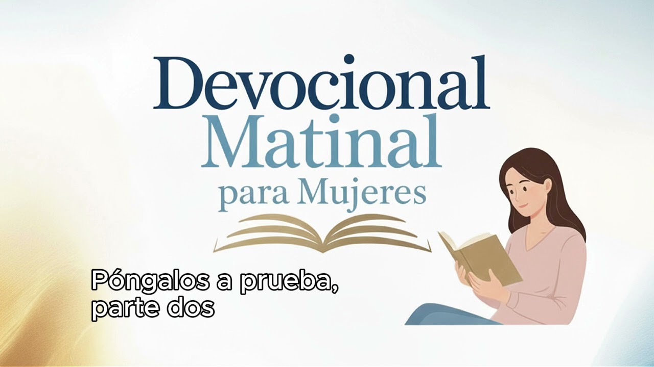 Póngalos a prueba, parte dos | Devocional Matinal para Mujeres... 