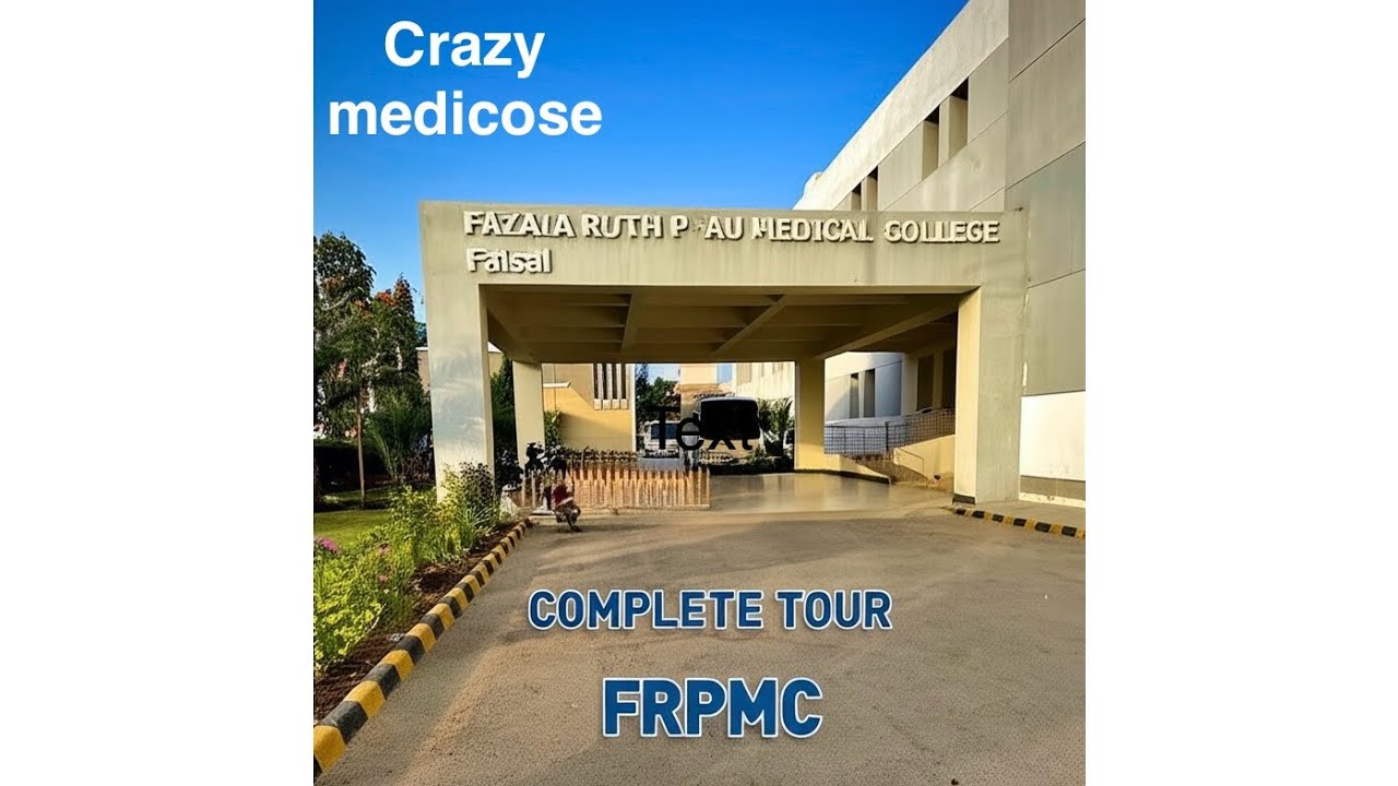Medical Dreams Begin Here | Tour of Fazaia Ruth Pfau Medical College✨🩺