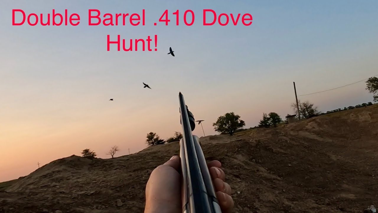 .410 Kansas Cattle Pond Dove Hunt!