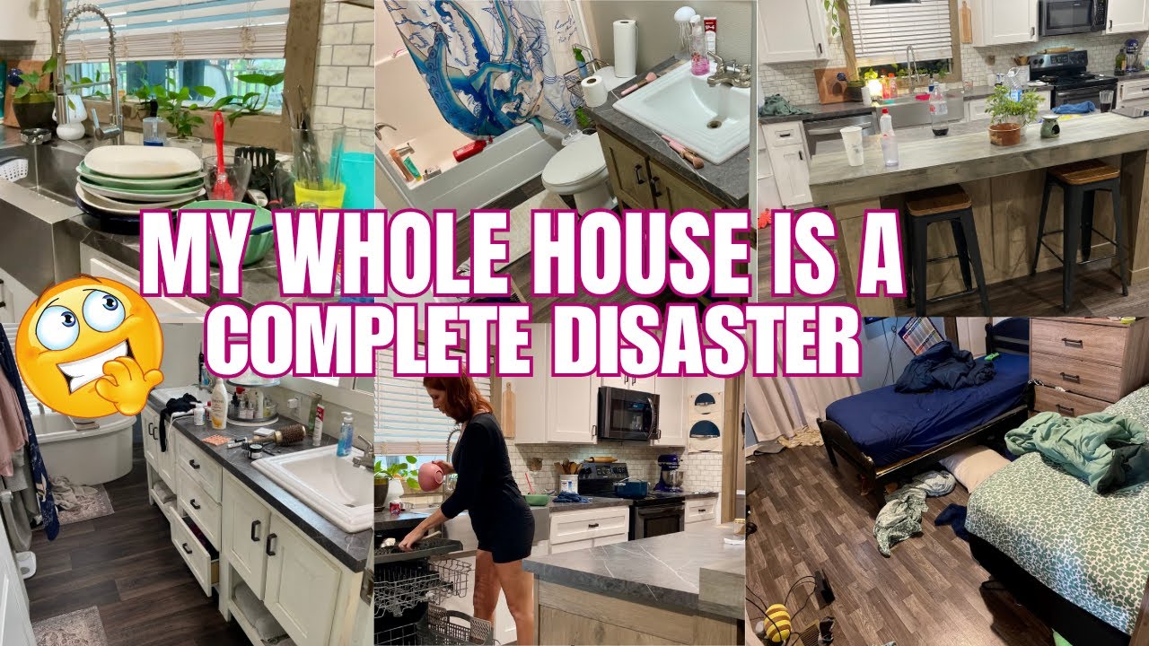 *NEW* WHOLE HOUSE | CLEAN WITH ME | BEFORE AND AFTER | CLEANING 2.0 | complete disaster