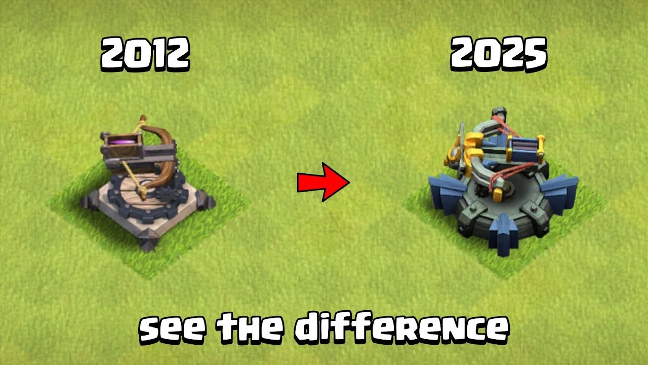 12 Years of Every Buildings Evolution with Animation | Clash of Clans