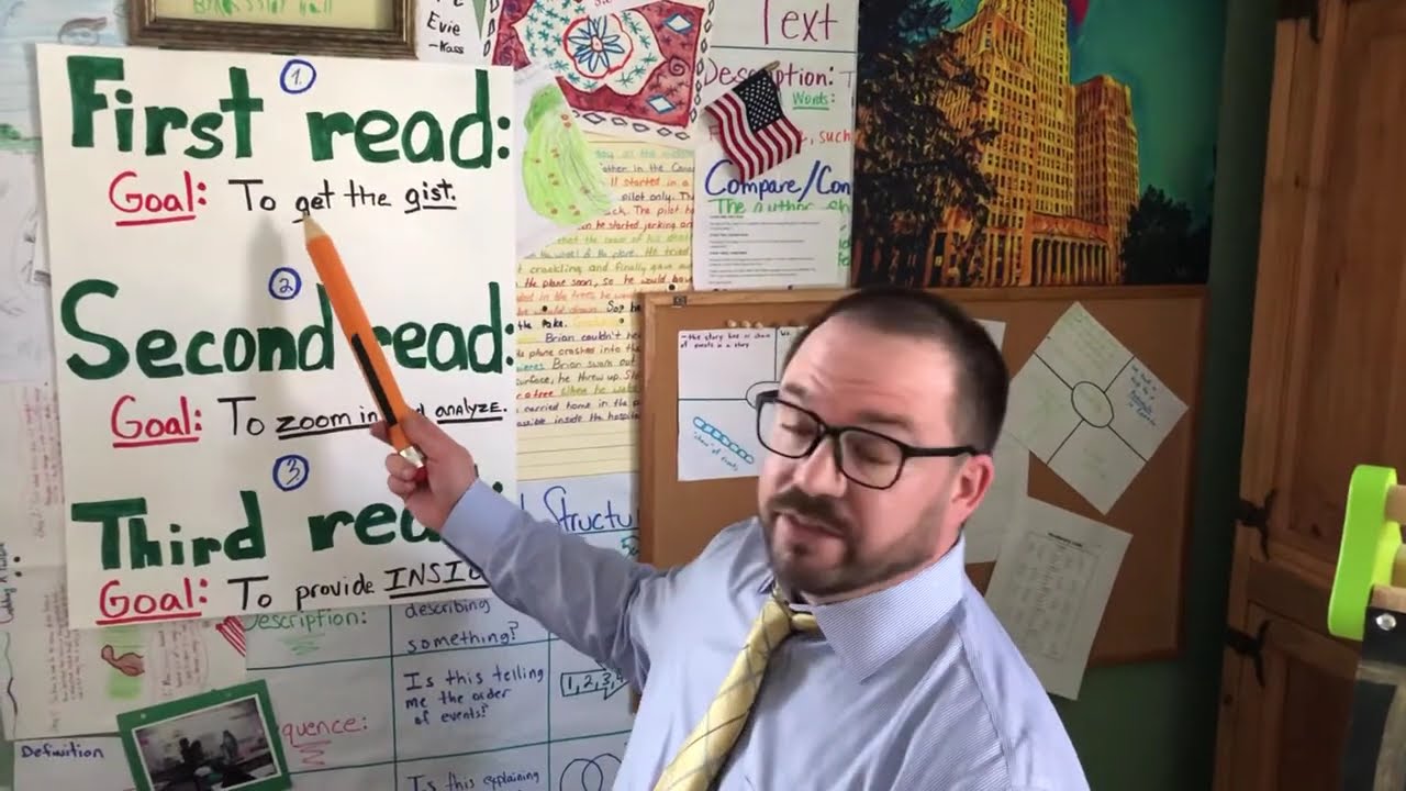 Two Minutes of Teaching with Mr. Hall - Episode 3 - Chunking the Text
