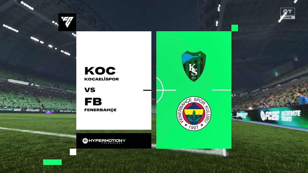 EA Sports ФК 26 | Коджаэлиспор против Фенербахче - Суперлига | Геймплей PS5