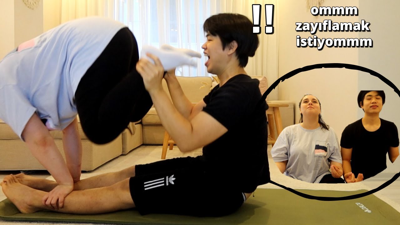 [국제커플] 커플요가가 이렇게 위험합니다... ㅋㅋㅋ  🇹🇷🇰🇷