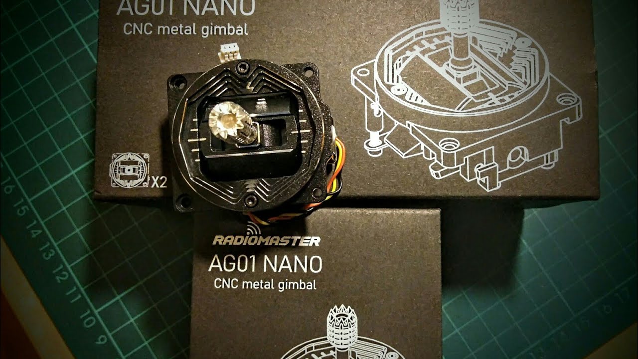 RADIOMASTER AG01 CNC NANO GIMBAL'S FOR POCKET/CRUSH MINI