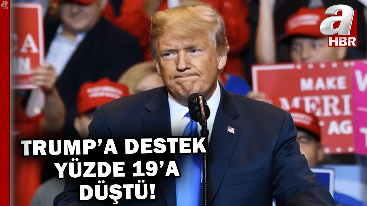 Trump'a olan destek 408 günde yüzde 19'a düştü! | A Haber