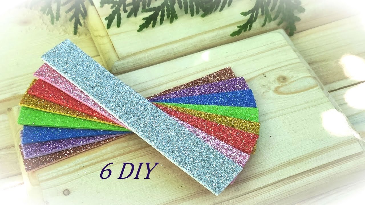 6 Amazing DIY Crafts: Foam sheet crafts ideas ❤️ 6 foam heart tutorial ❤️6 Идей сердечки из фомирана