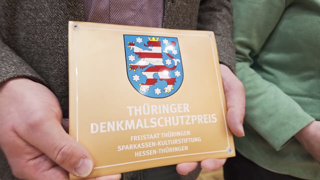 Th&uuml;ringer Denkmalschutzpreis: Denkmale sind Zukunftsorte &ndash; Th&uuml;ringen ehrt Engagement f&uuml;r Baukultur