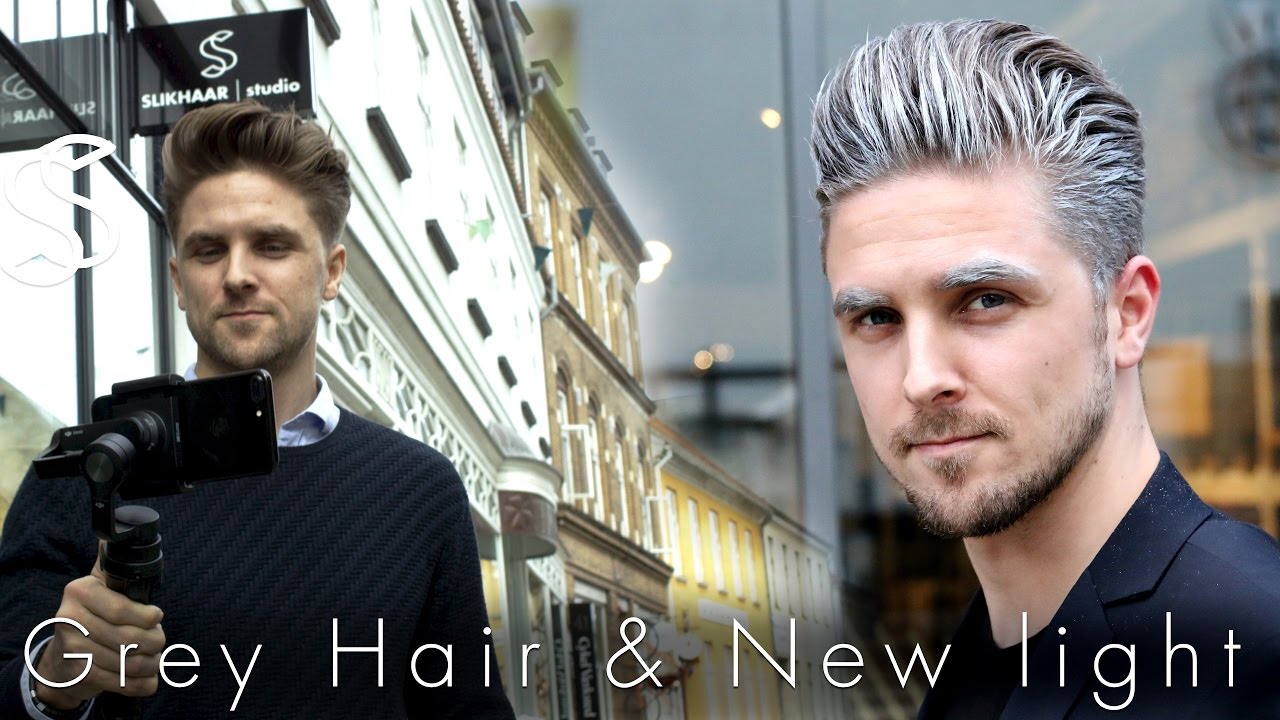 How to get platinum hair with a hair wax - silver toned look
