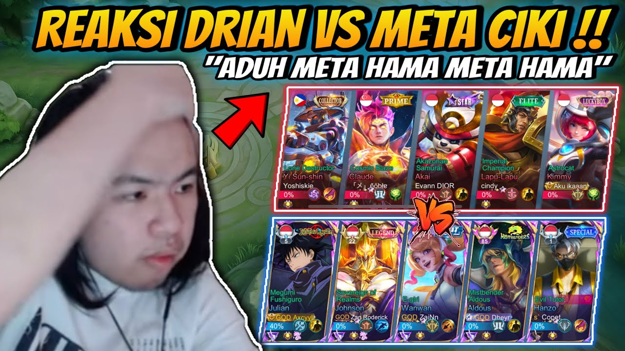 Reaksi Dewa Drian Ketemu Meta Ciki !! “ Meta Hama Guys - Drian 2k25 “