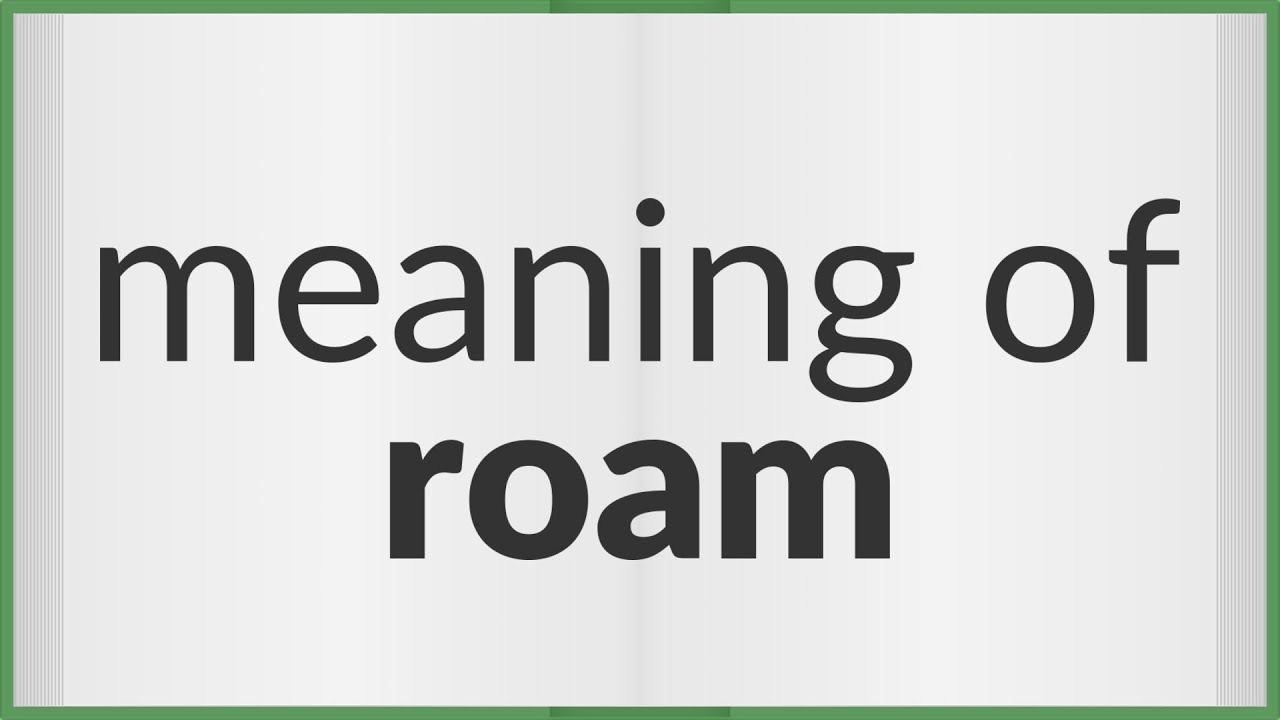 Roam | meaning of Roam