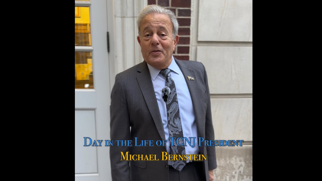 Day in the Life of TCNJ President Michael Bernstein