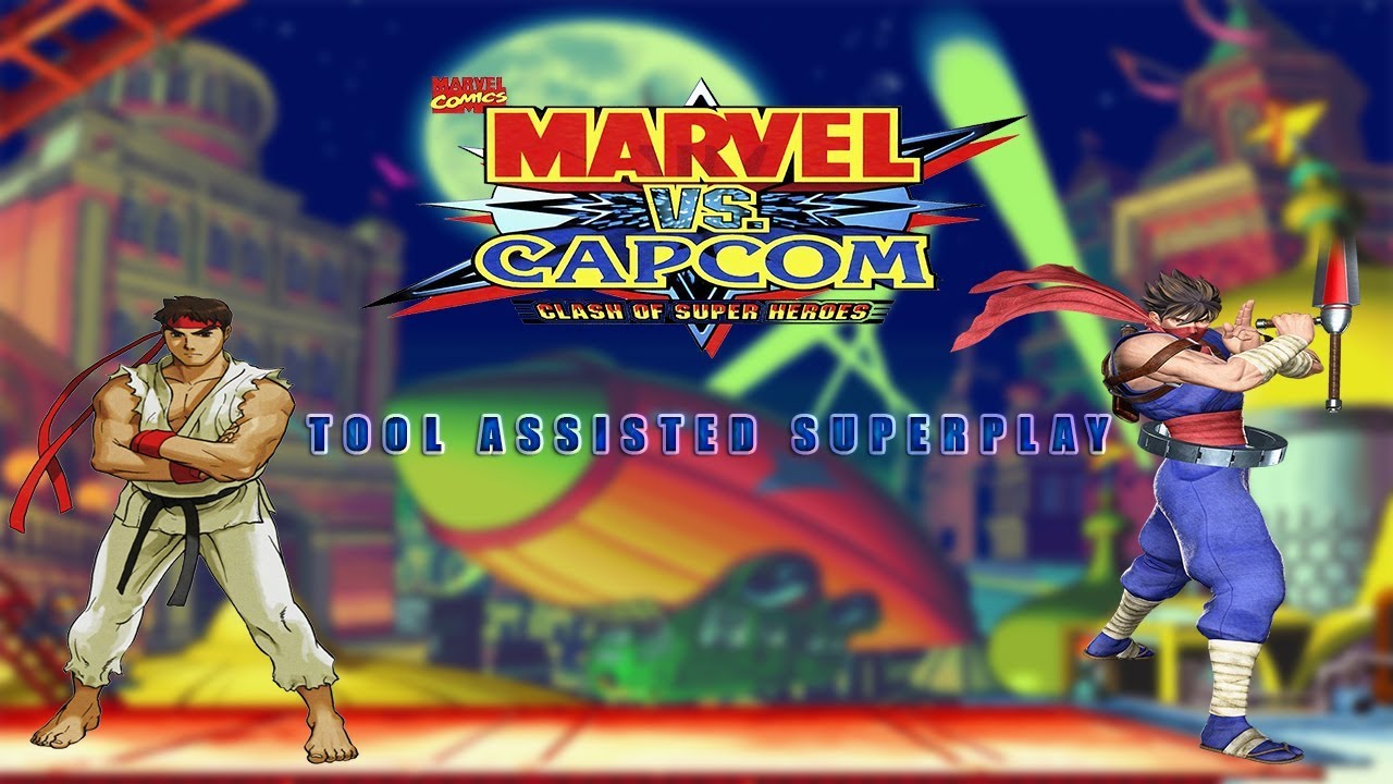 Marvel vs. Capcom: EX Edition - Ryu & Strider Hiryu【TAS】