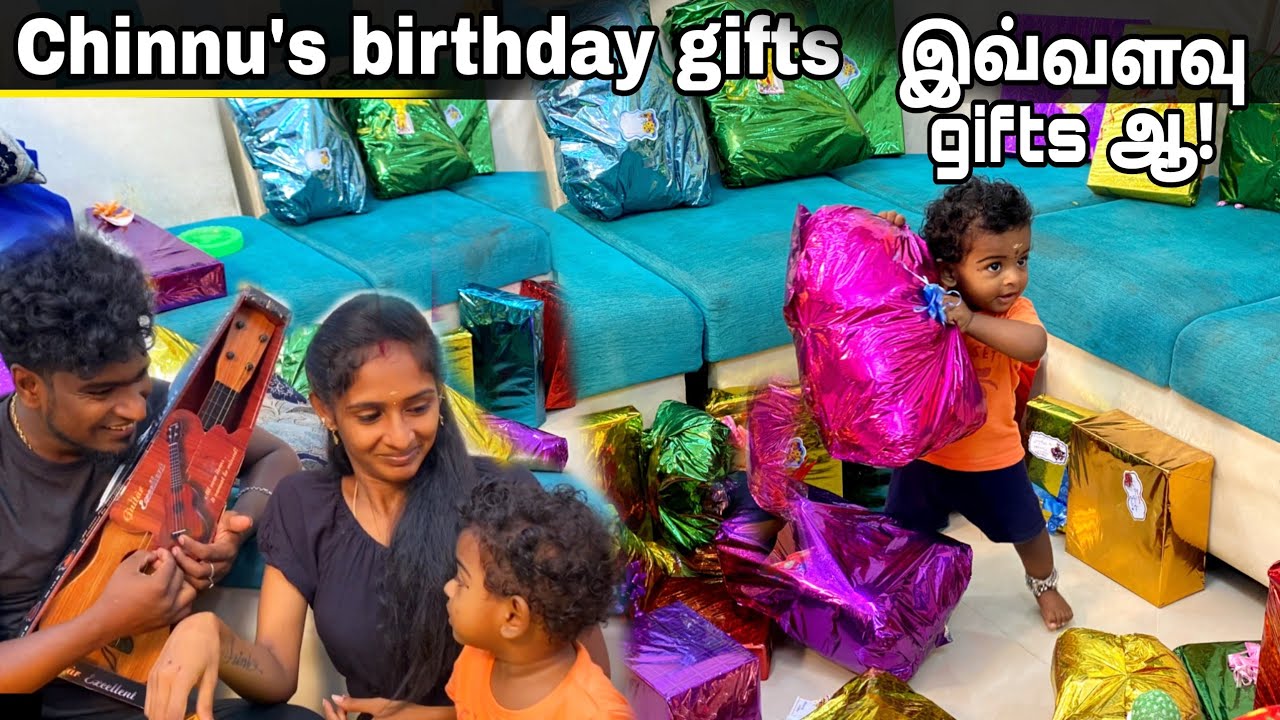 Chinnu's birthday gifts |unexpected gifts| #srinisuji #tranding #chinnu #birthday #gifts