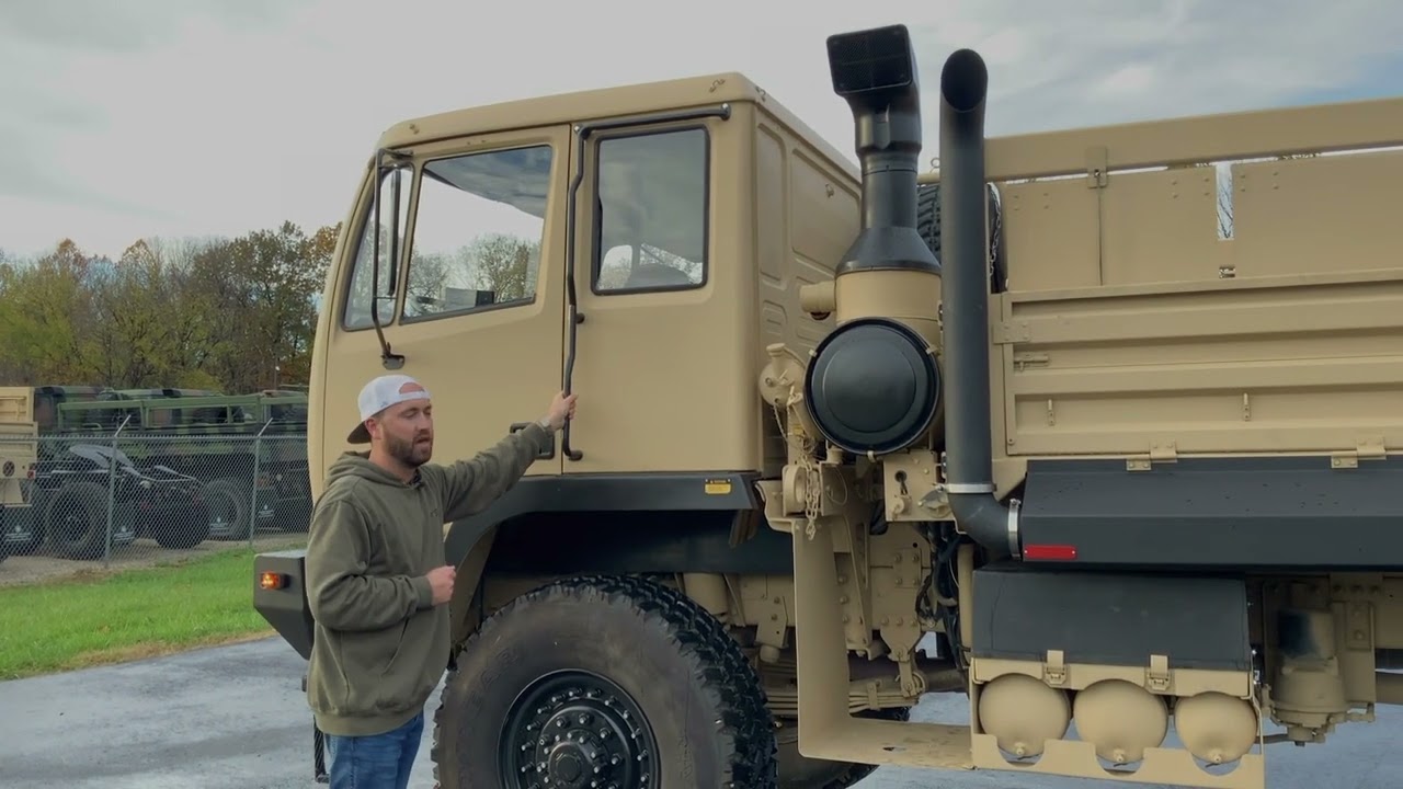 BAE Systems M1078A1R 4X4 Cargo Truck Modified For High Water Rescue Operation's For Sullivan Island