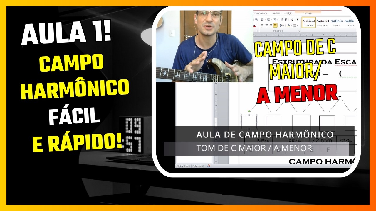 Campo Harmônico de C Maior e Am Menor – Harmonia Rápida e Fácil