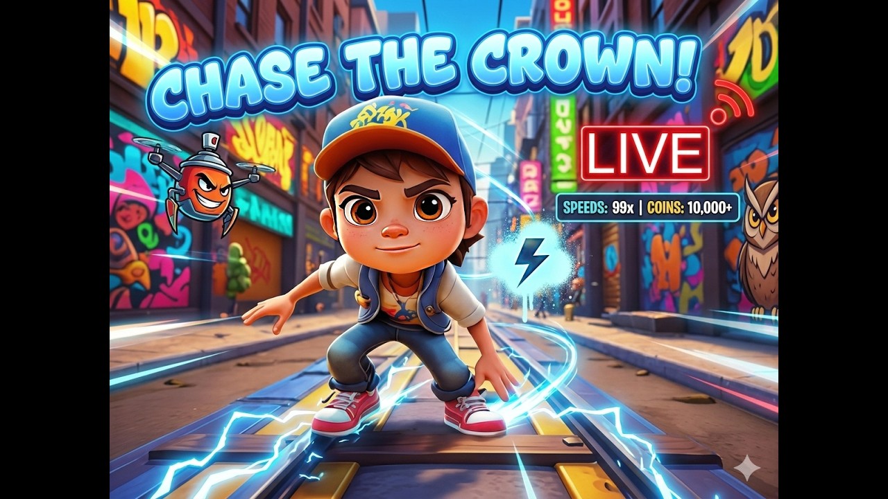 Subway Surfers LIVE NON STOP High Score 1111 #livestream #gaming #subwaysurfers