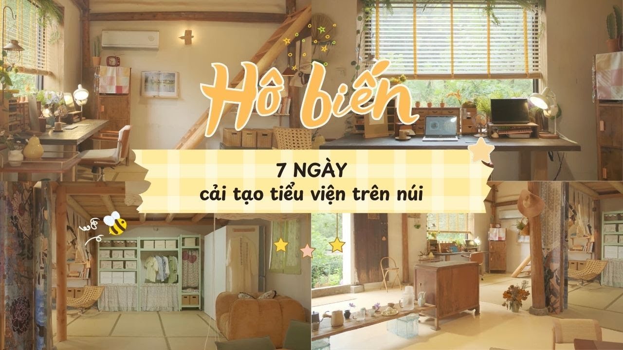 7 ngày cải tạo tiểu viện trên núi | Chỉ nhìn ra cửa sổ cũng không muốn rời đi #caitao
