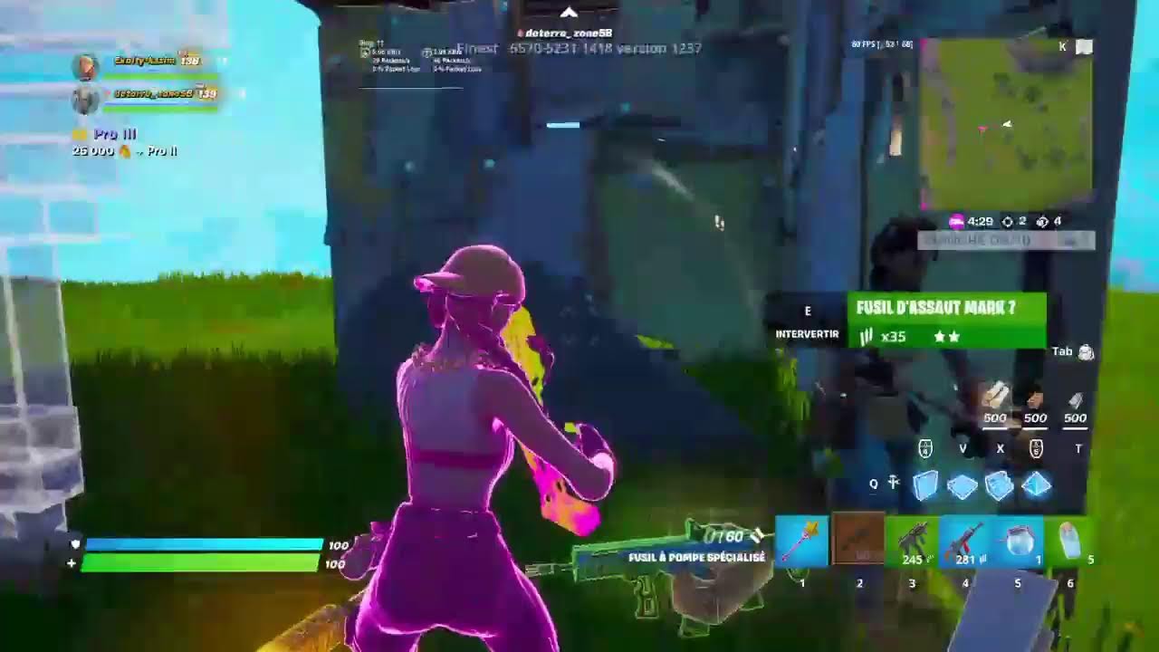 Live fortnite PS4 FR