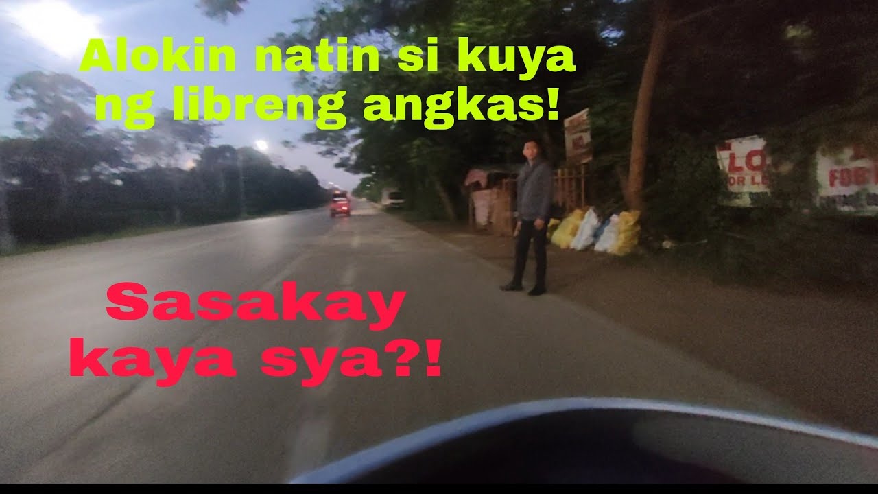 Libreng angkas habang papasok sa trabaho!