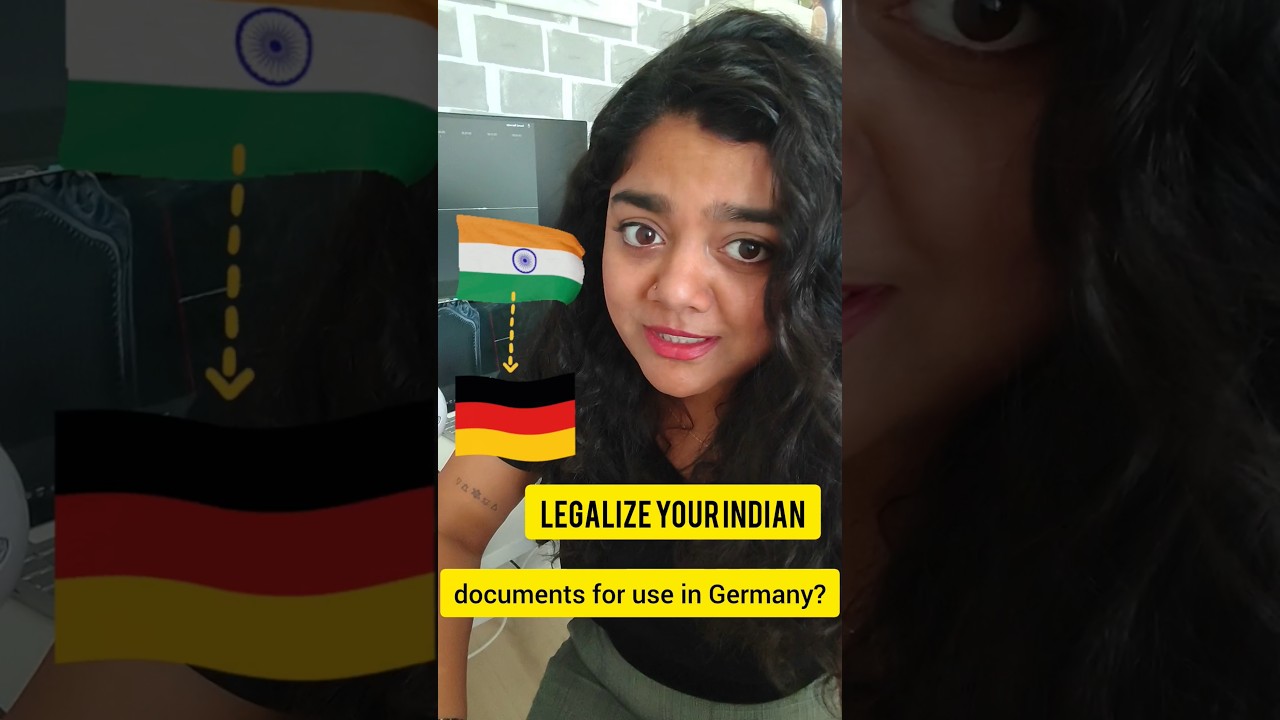 Legalize Indian documents for use in Germany