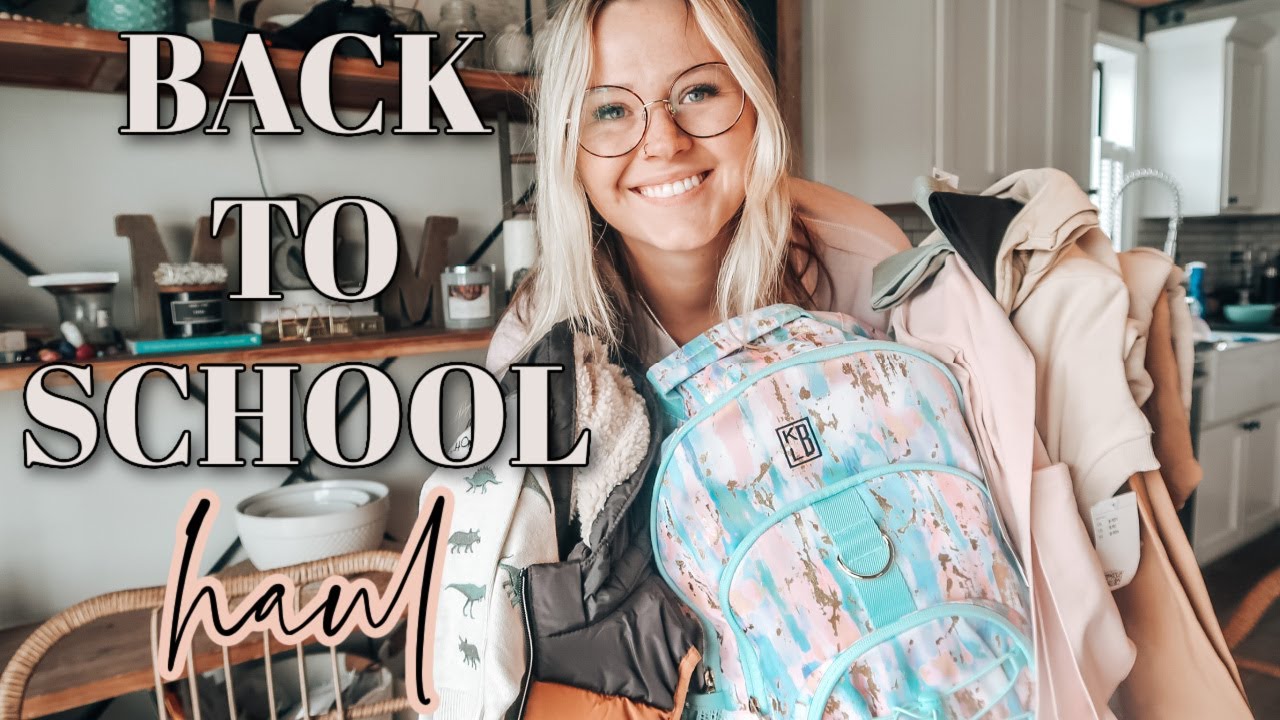 BACK TO SCHOOL CLOTHING AND SUPPLY HAUL 2021 | FIRST YEAR OF SCHOOL