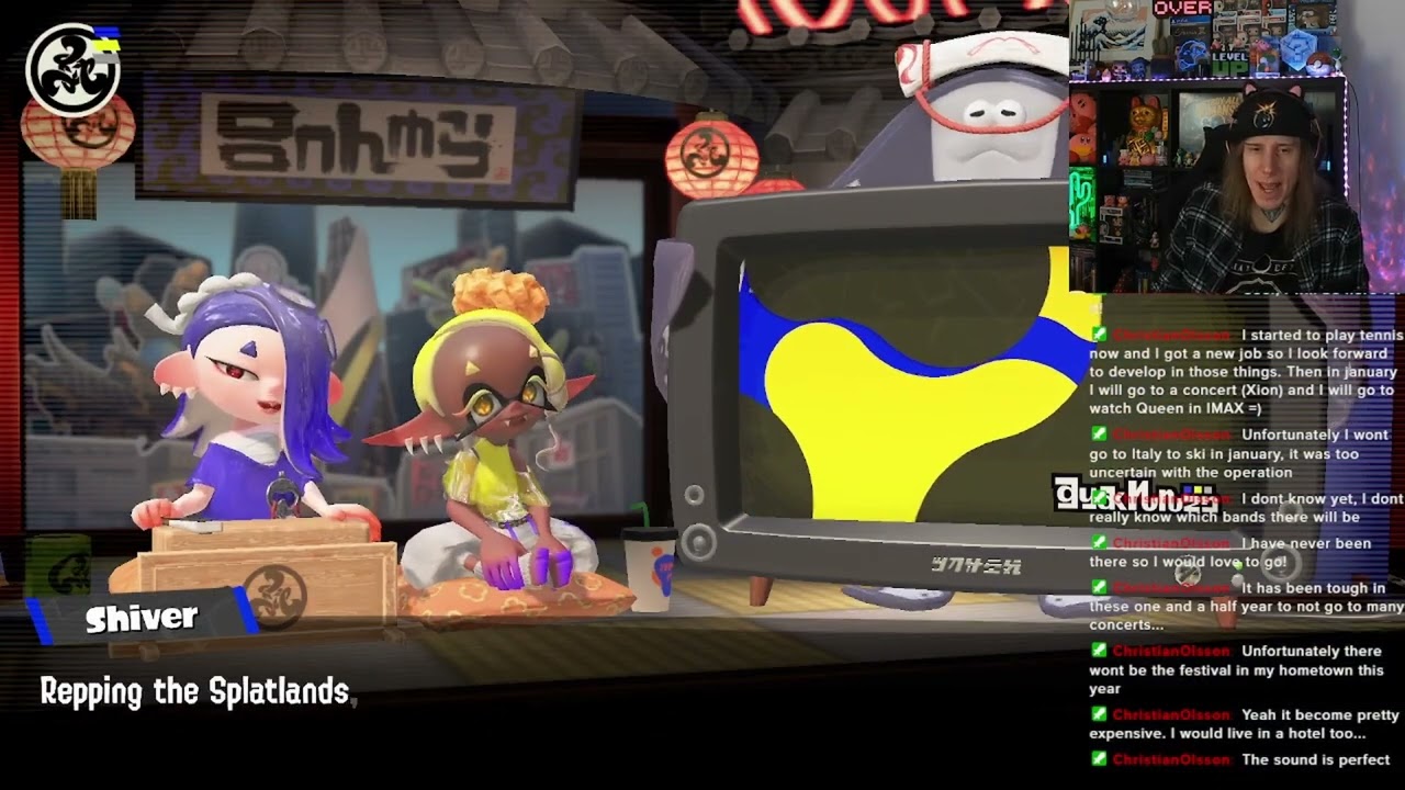 Pigeon tries Splatoon 3 for the first time