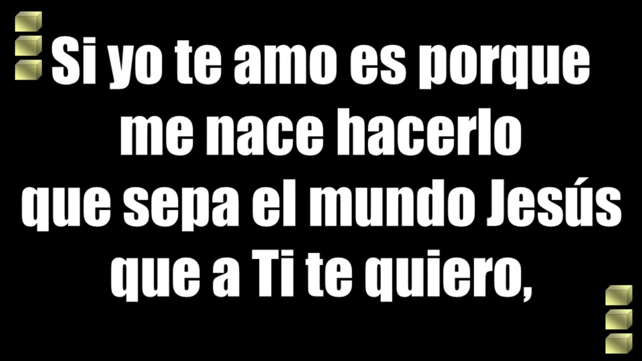 Te amo porque me nace (Pista)