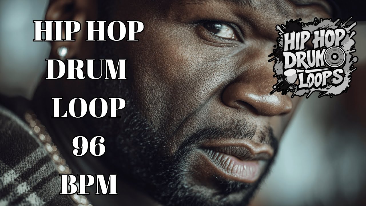 96 BPM Hip Hop Drum Backing Track | Hard Hitting Street Beat