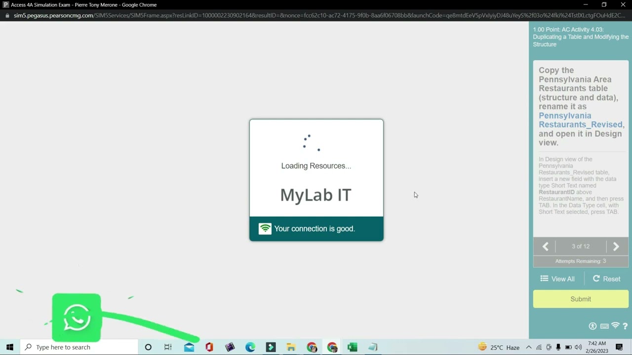 Access 4A Simulation Exam | Access_4A_Simulation_Exam | Complete Myitlab Solution 2024